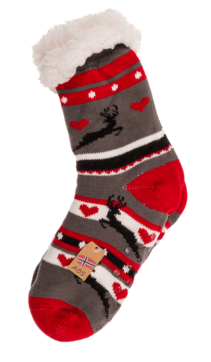 Women comfort socks, Ice Flower & Reindeer