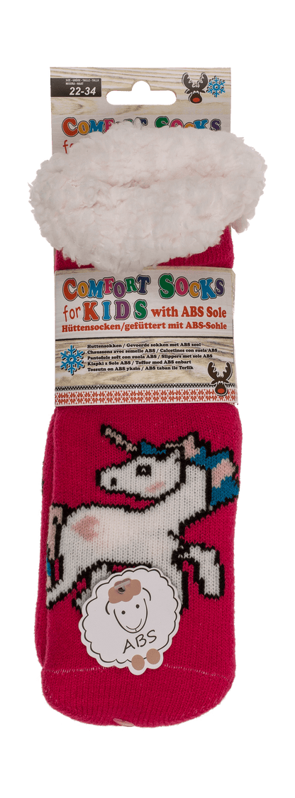 Kids comfort socky, unicorn,