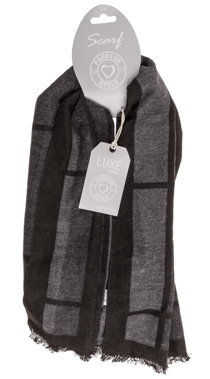 Men's scarf, checkered,