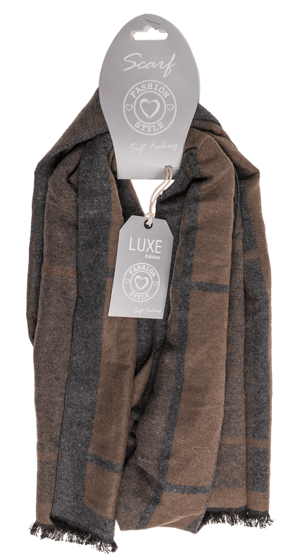 Men's scarf, checkered,