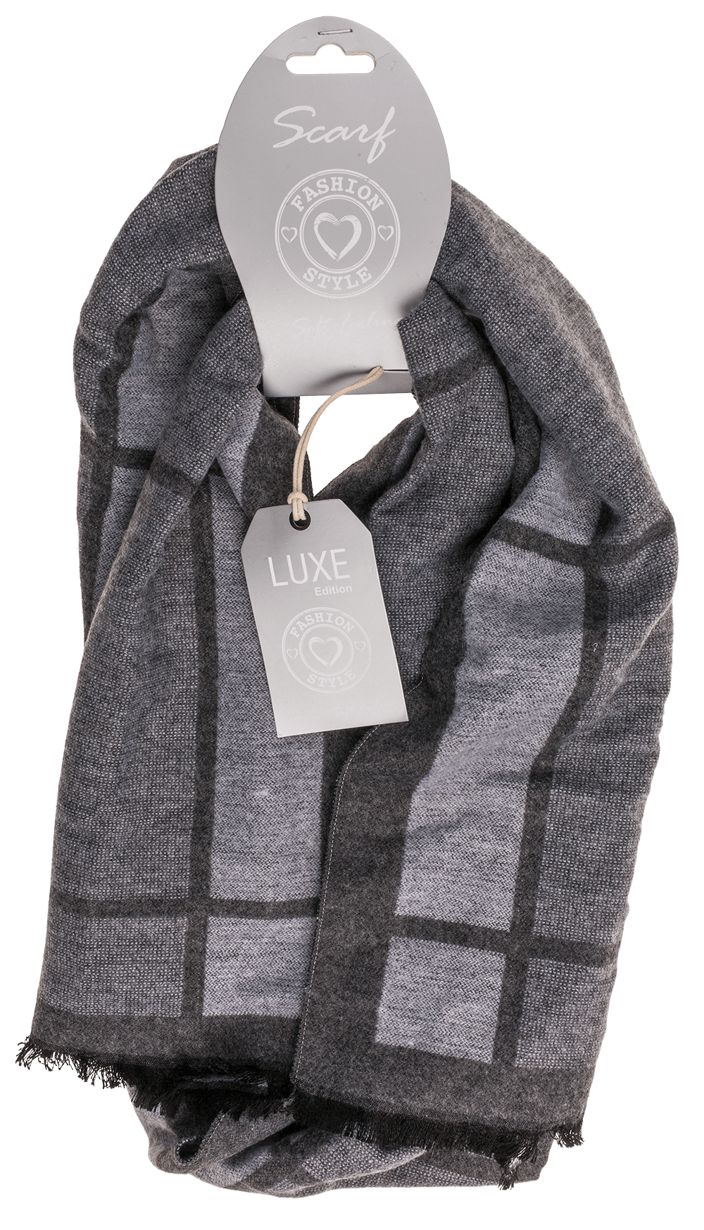 Men's scarf, checkered,