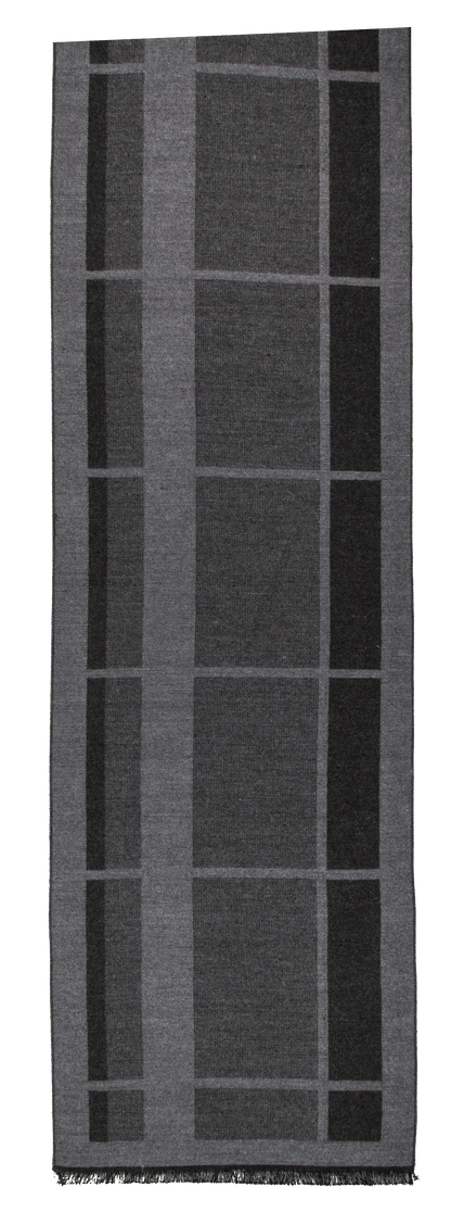 Men's scarf, checkered,