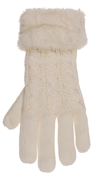 Comfort gloves, Elegant, Cable stitch,