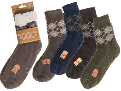 Man comfort socks, Scottish, size 42-46,
