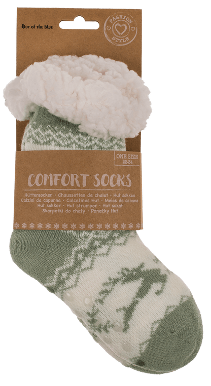 Kids comfort socks, Reindeer, size 22-34,