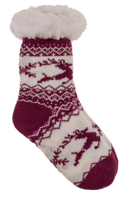 Kids comfort socks, Reindeer, size 22-34,