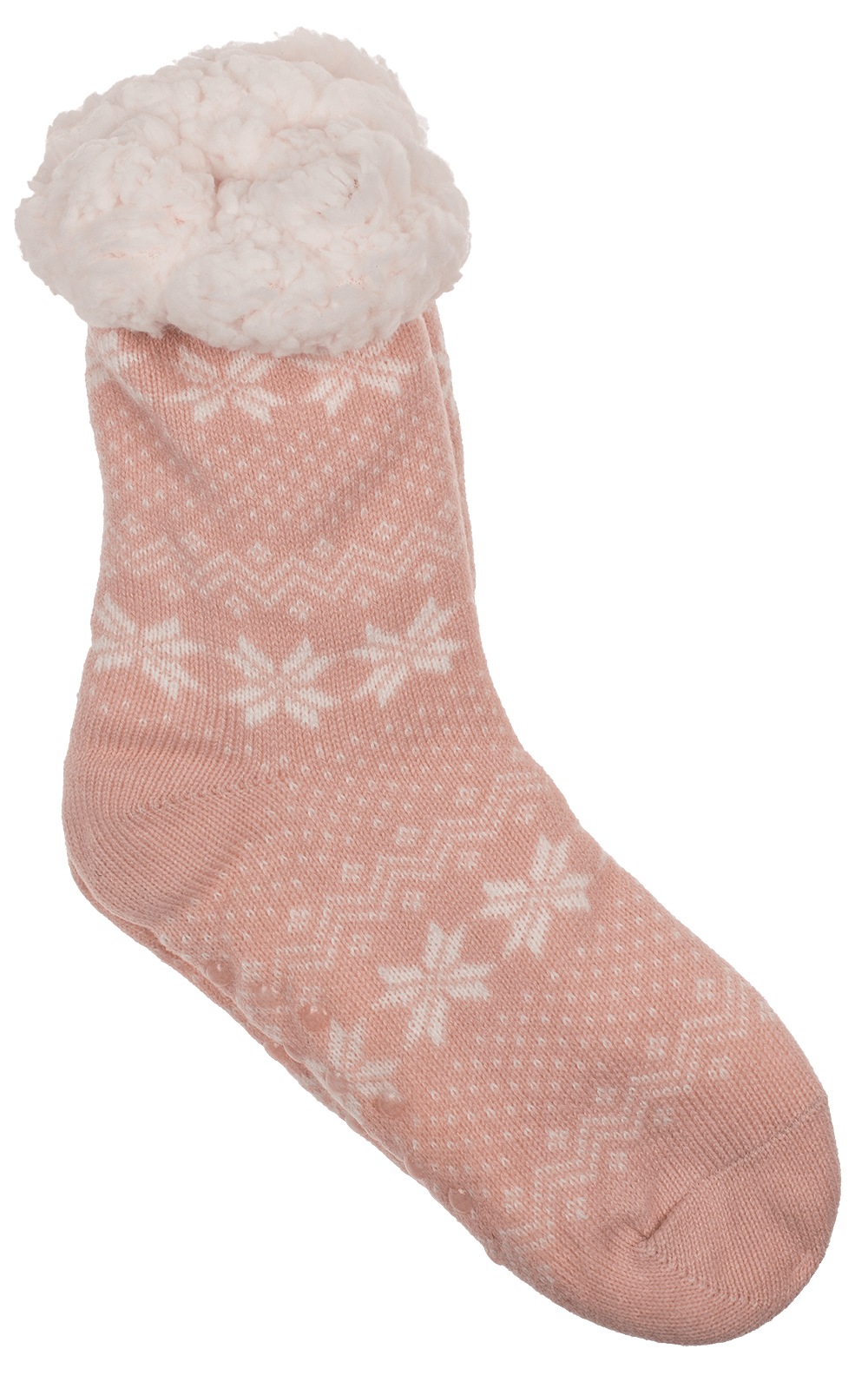 Woman comfort socks, Ice flower and dots,