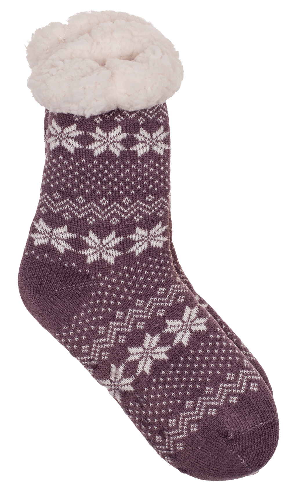 Woman comfort socks, Ice flower and dots,
