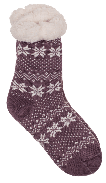 Woman comfort socks, Ice flower and dots,