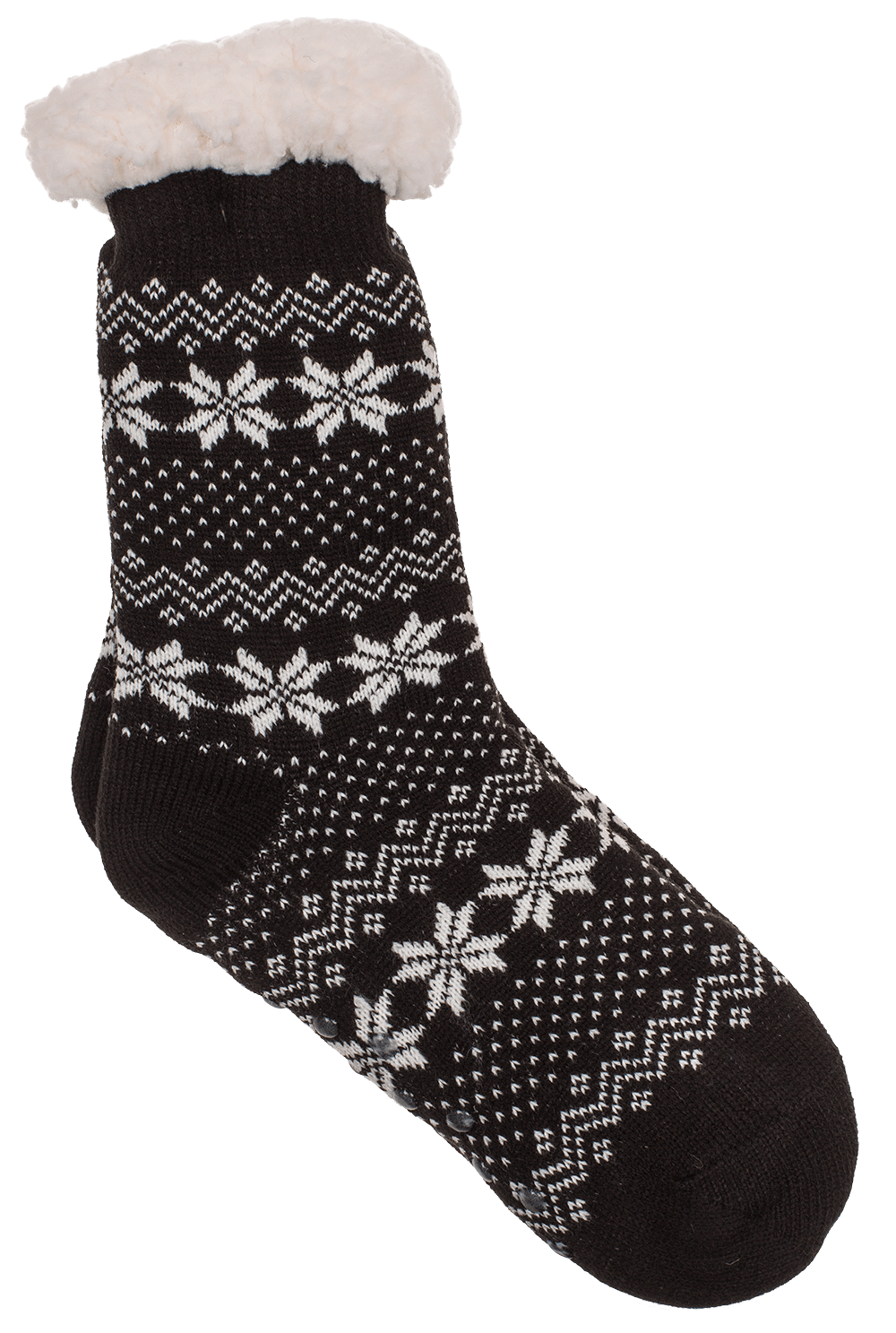 Woman comfort socks, Ice flower and dots,