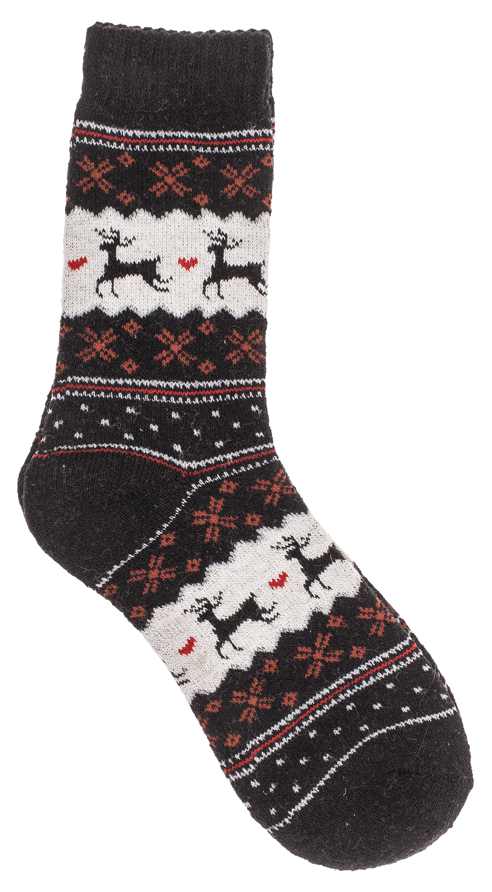 Knitted Socks, Unisex, Reindeer,