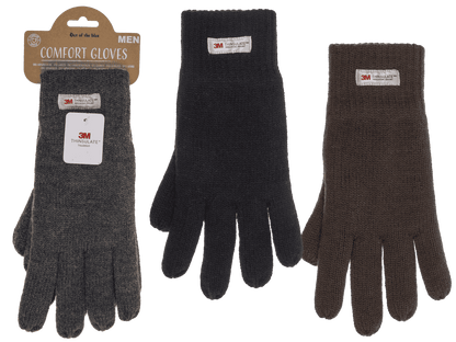 Mens gloves with 3M inner lining,