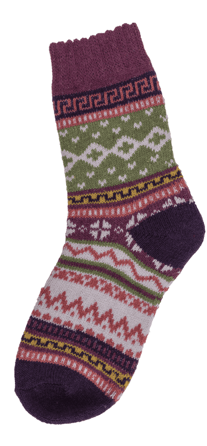 Knitted socks for women, Colorful,