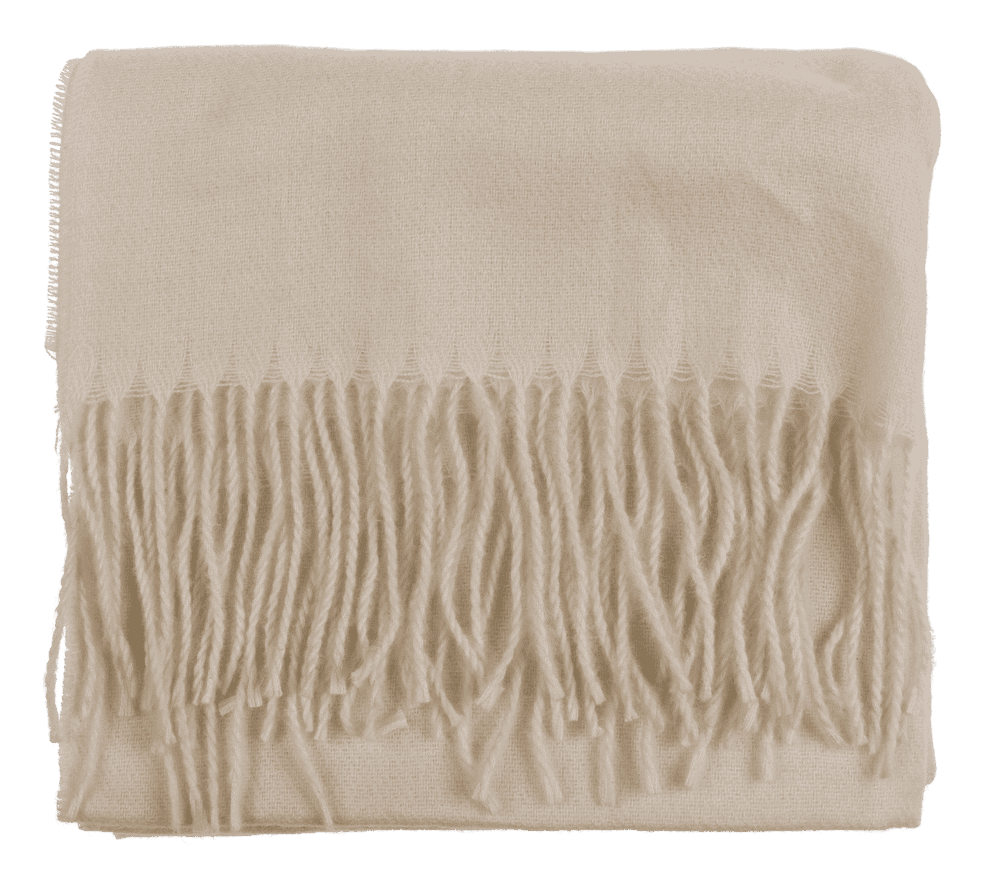 Scarf with tassels & fringes,