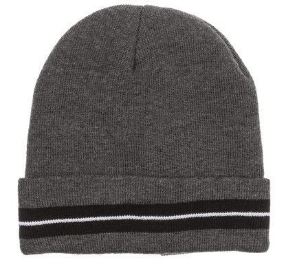 Men winter hat, Striped, with inner lining,