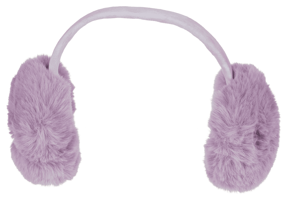 Foldable ear muffs, Fluffy, Colourful,