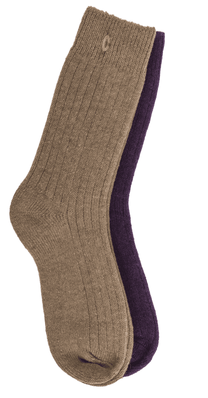 Knitted socks for woman, Uni, size 35-38,