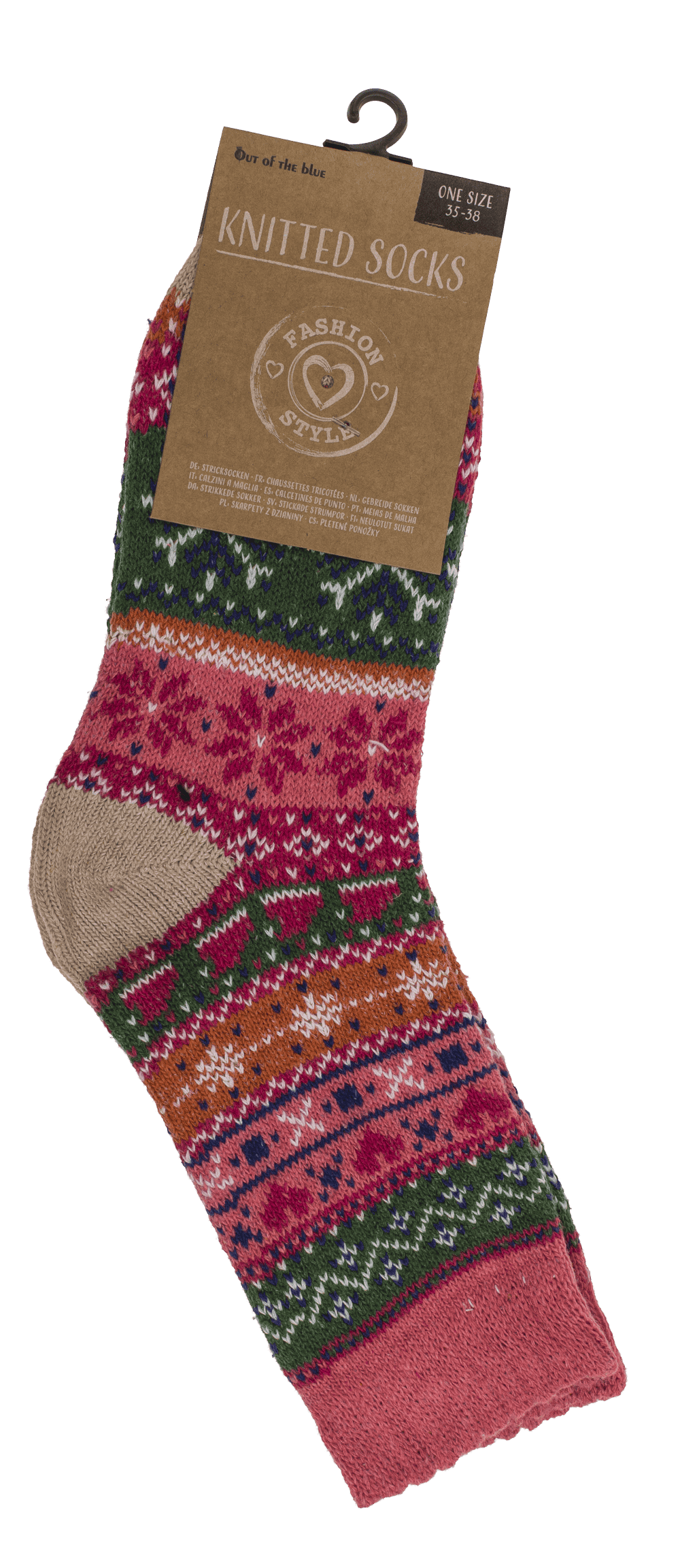 Women knitted socks, Winter,