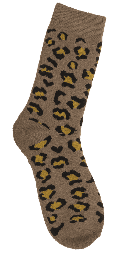 Women knitted socks, Leopard,