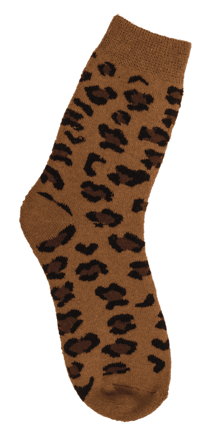 Women knitted socks, Leopard,