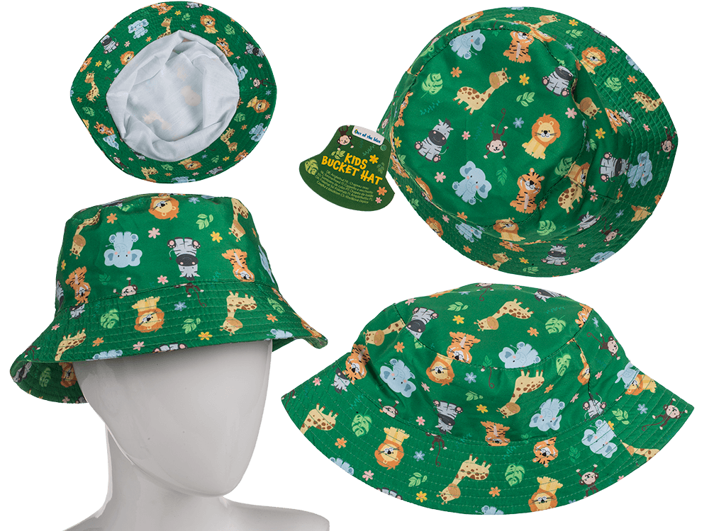 Kids bucket hat, Safari,