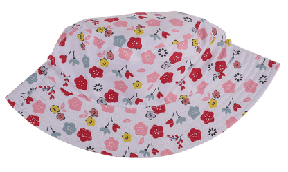Kids bucket hat, Flowers, 2 ass.,
