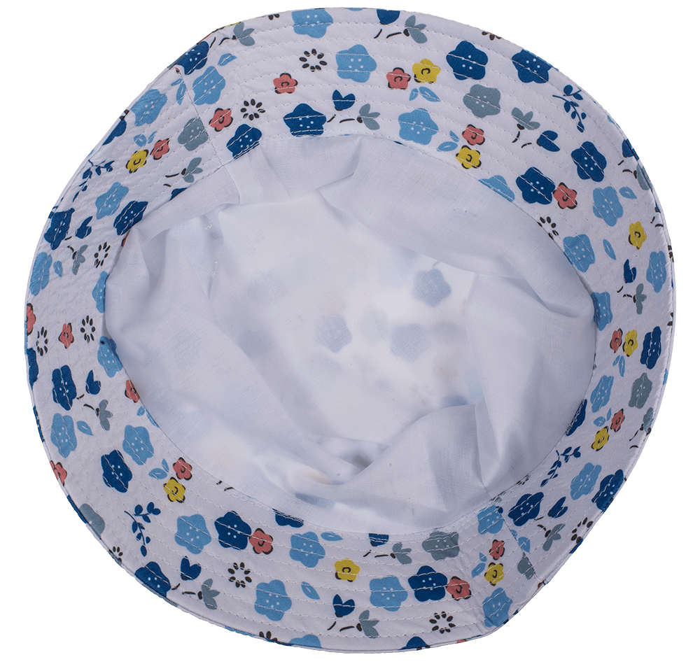 Kids bucket hat, Flowers, 2 ass.,