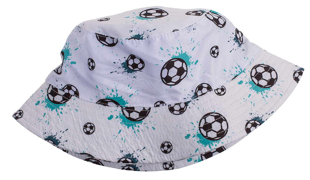 Kids bucket hat, Football, 4 ass.,