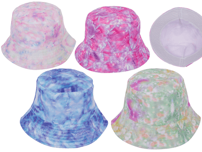 Bucket hat, Holographics, 4 colors assorted,