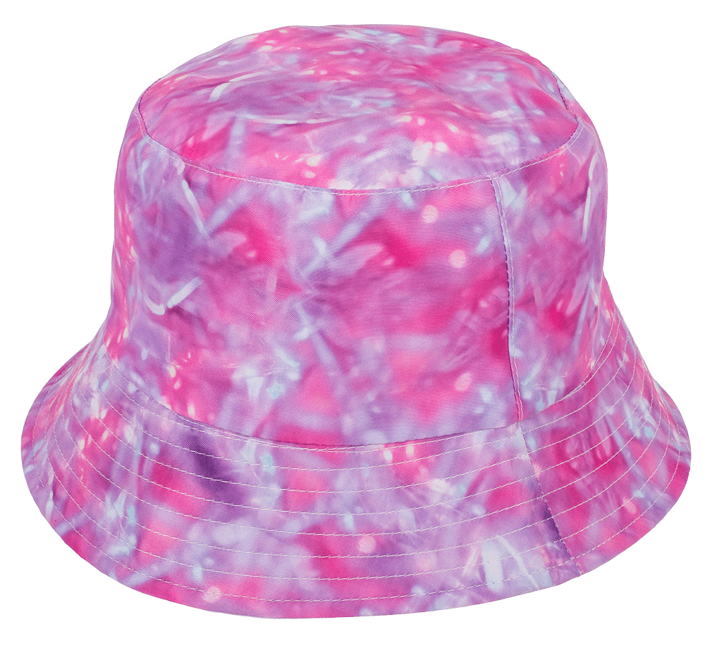 Bucket hat, Holographics, 4 colors assorted,