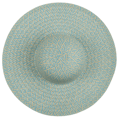 Straw hat, Colourful Elegance,