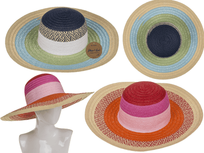 Straw Hat, Happy colours, One size