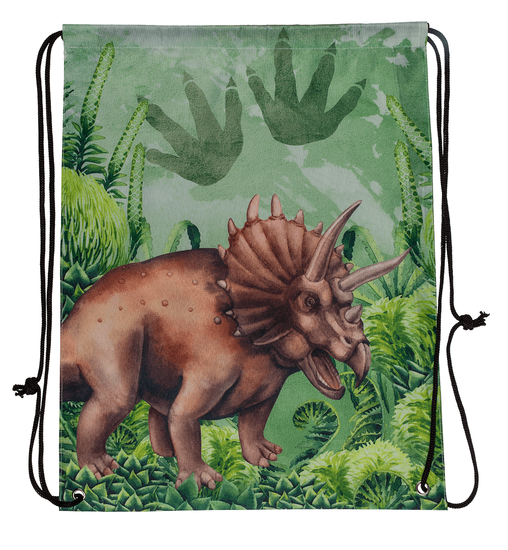 Fashion bag, Dinosaur, 43 x 34 cm,