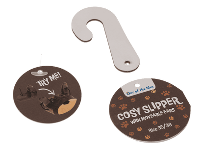 Cosy slipper with moveable ears, Dachshund,