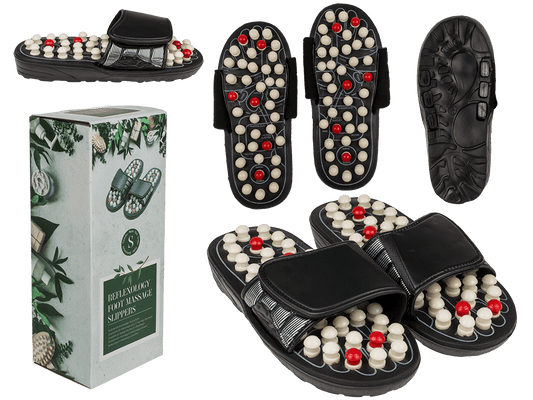 Reflexology Foot Massage Slippers, Size S,