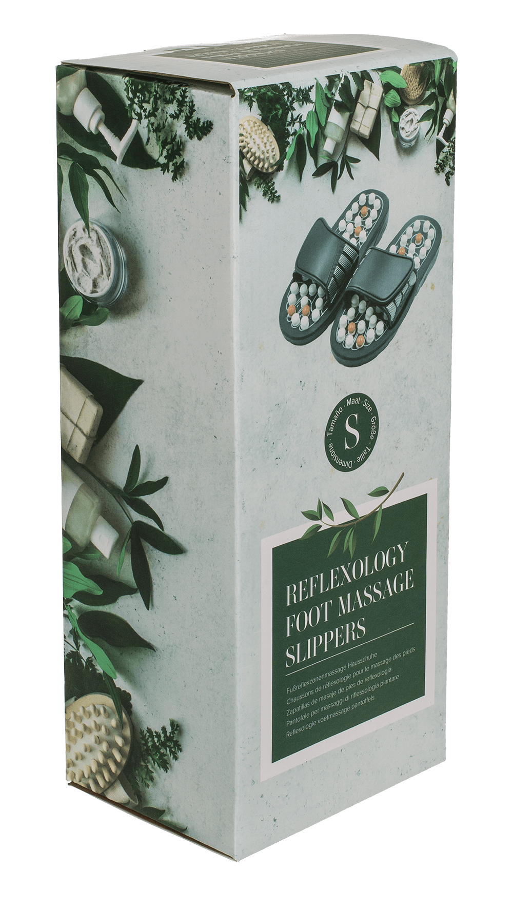 Reflexology Foot Massage Slippers, Size S,