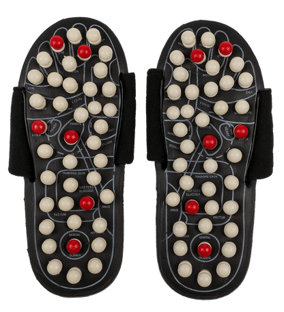 Reflexology Foot Massage Slippers, Size S,