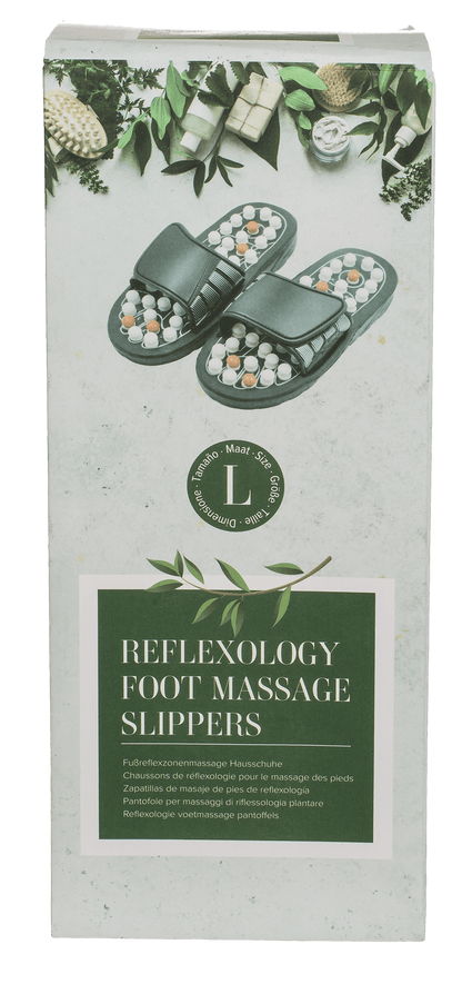 Reflexology Foot Massage Slippers, Size M,