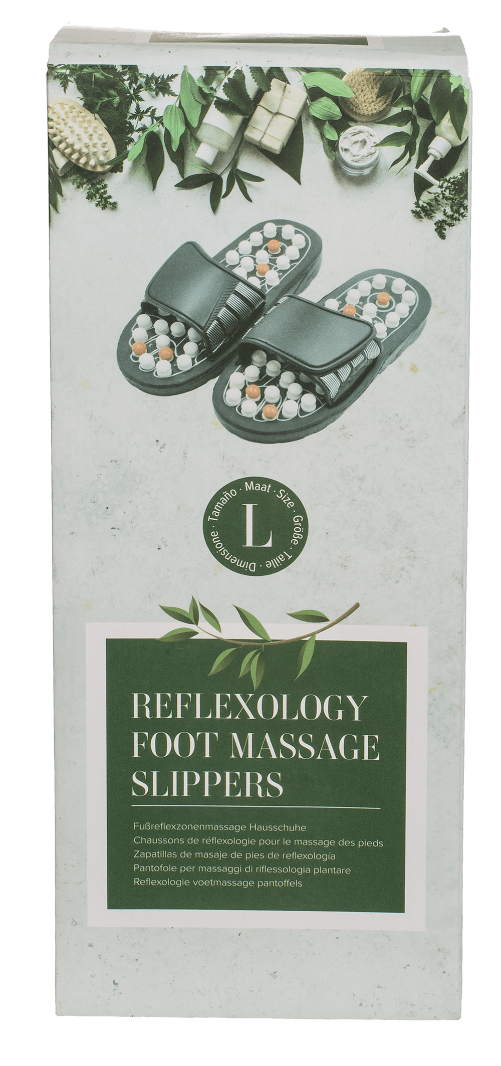 Reflexology Foot Massage Slippers, Size L,