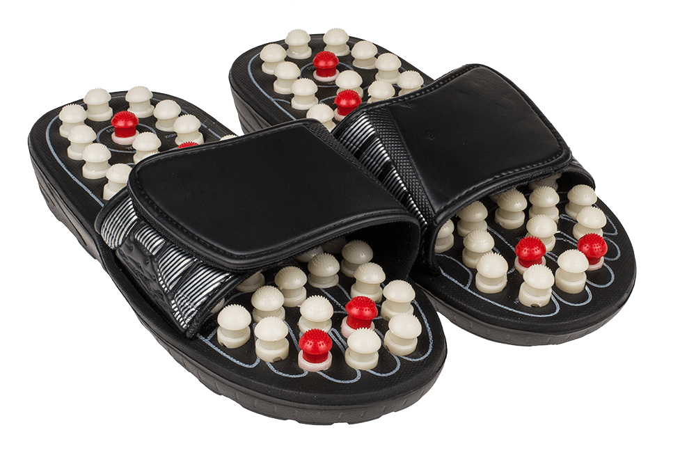 Reflexology Foot Massage Slippers, Size L,