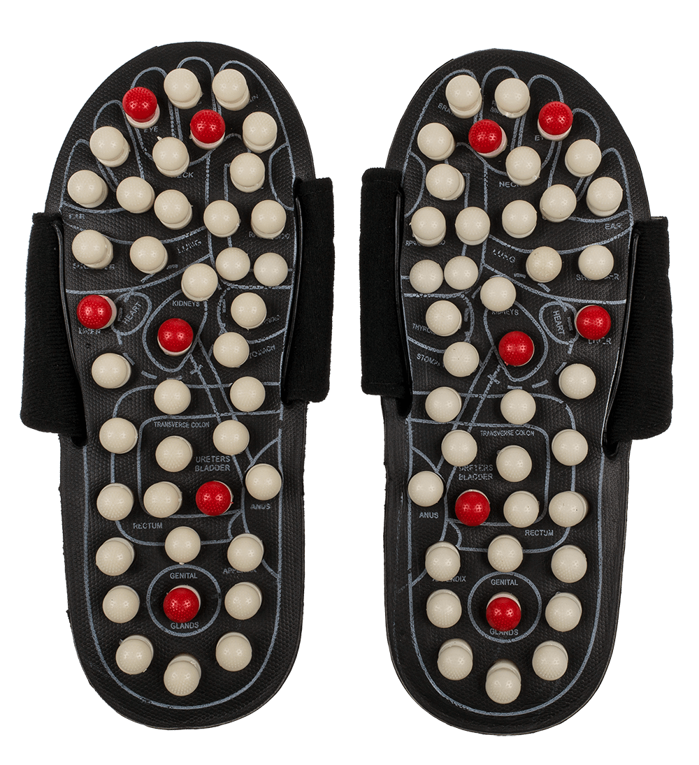 Reflexology Foot Massage Slippers, Size L,