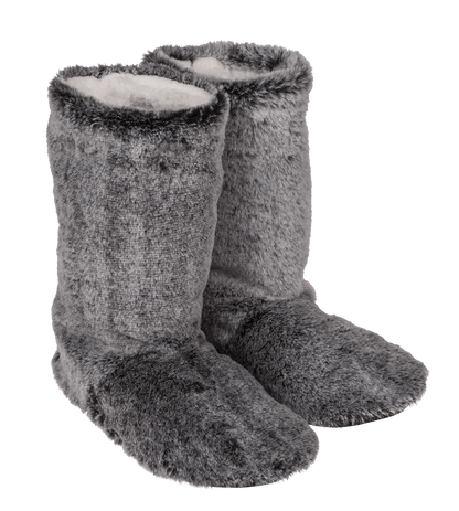 Grey colored boots woman slipper,