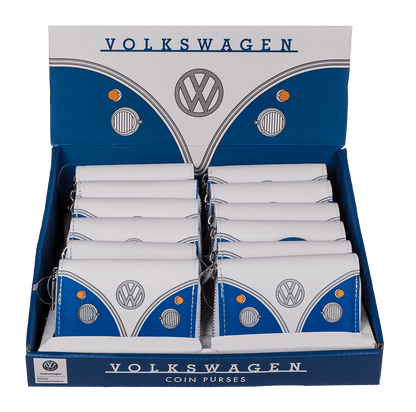 Purse, VW T1 Bus, blue, ca. 9 x 11 cm,