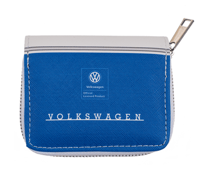 Purse, VW T1 Bus, blue, ca. 9 x 11 cm,