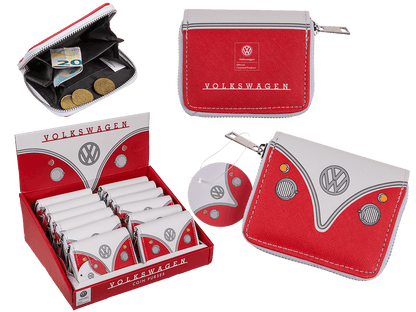 Purse, VW T1 Bus, red, ca. 9 x 11 cm,