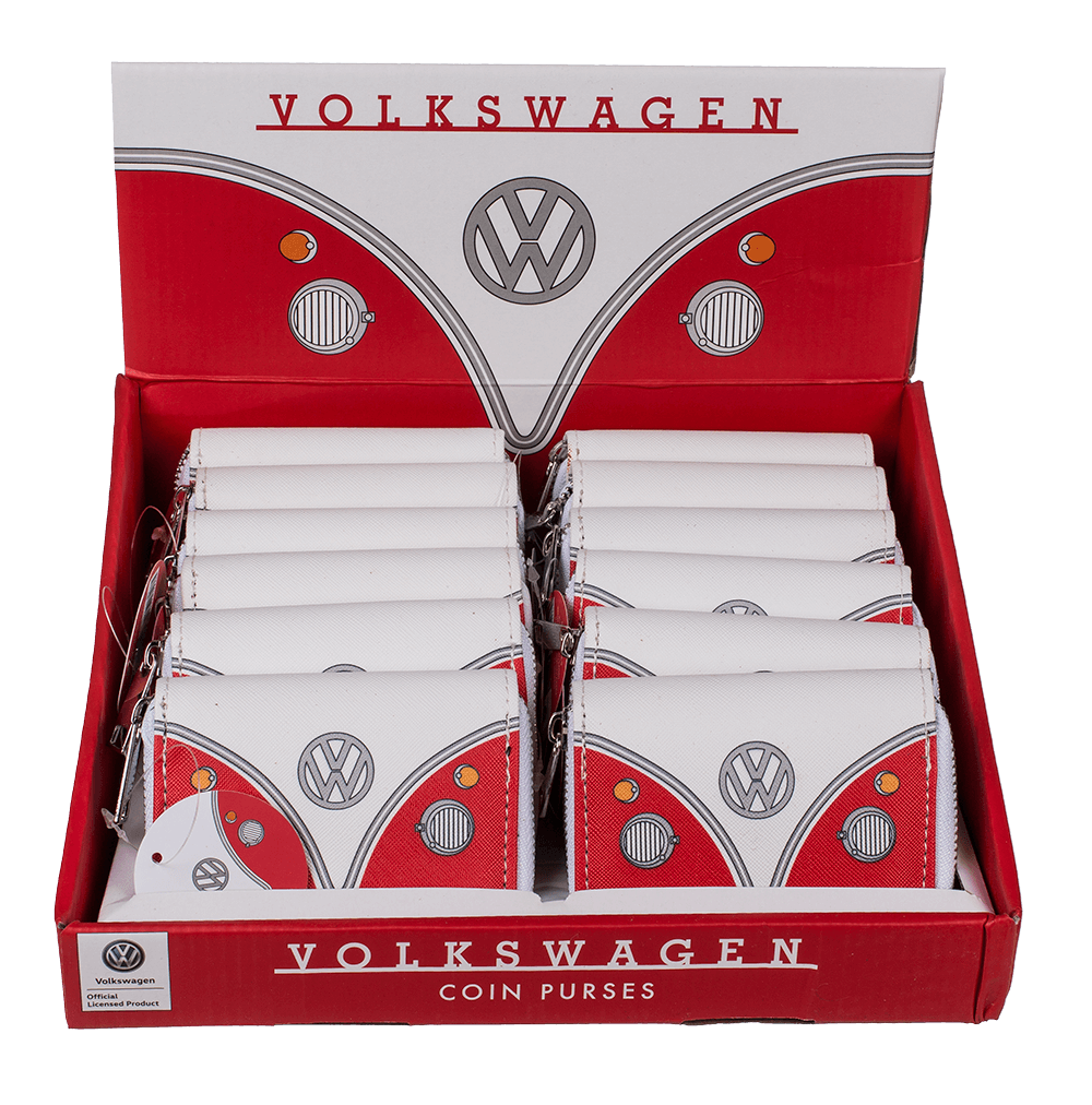 Purse, VW T1 Bus, red, ca. 9 x 11 cm,