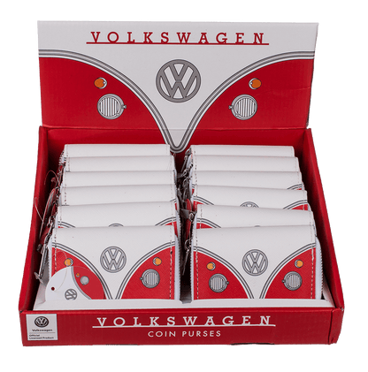 Purse, VW T1 Bus, red, ca. 9 x 11 cm,