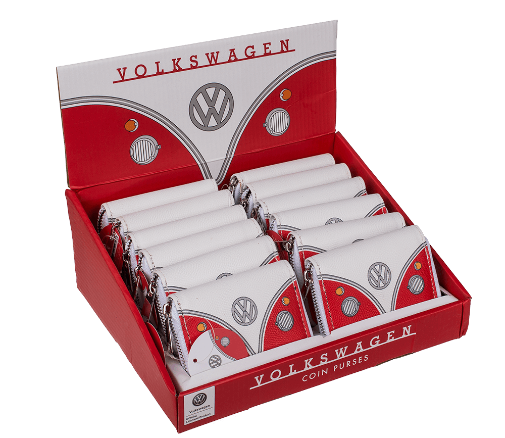 Purse, VW T1 Bus, red, ca. 9 x 11 cm,