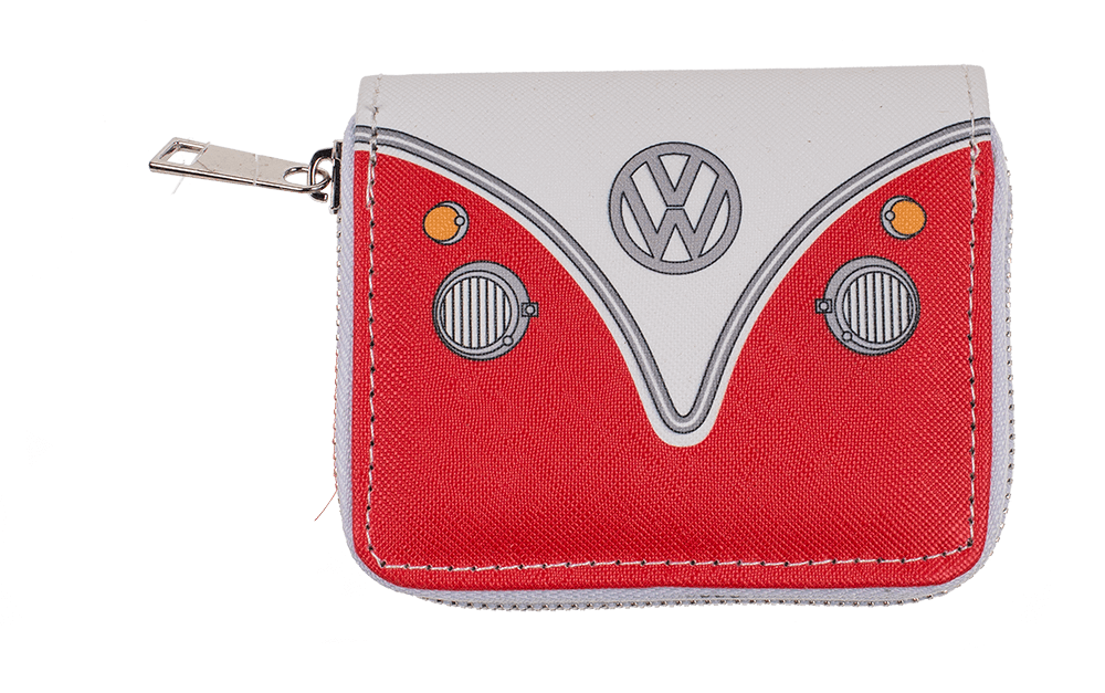 Purse, VW T1 Bus, red, ca. 9 x 11 cm,
