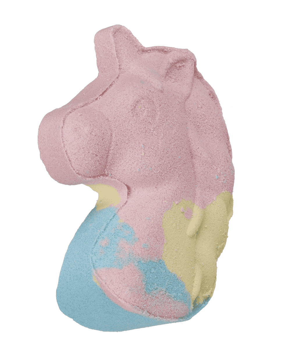 Fizzy bath bomb, Unicorn head,
